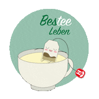 BadHeilbrunner hot life chill tea Sticker