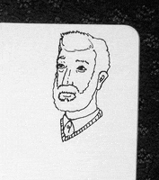 laurenthrybyk angry weird alien sketch GIF