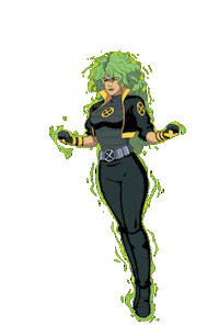 Polaris Flying Sticker by Marvel Studios