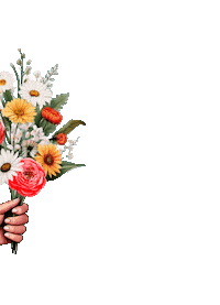 Flowers Bouquet Sticker by GatherandBloominMiami