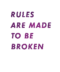 rule breakers Sticker by Bustle