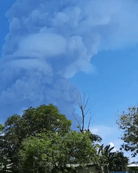Smoke Rises From Indonesia Volcano as Eruption Confirmed