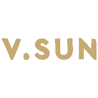 v-sun logo brand sunny sunlover Sticker