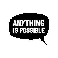 Black Friday Anythings Possible Sticker by Yummygums