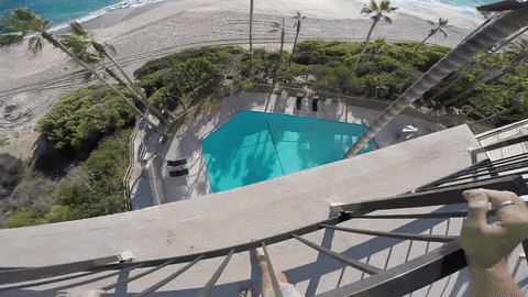 pool drop GIF