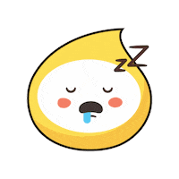 Sleepy Emoji Sticker by Teetoo