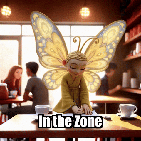 Working In The Zone GIF by BuddhaFlyJourney