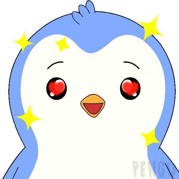 In Love Smile Sticker by Pudgy Penguins