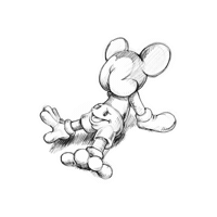 fidiaart disney mickey fidia fidiaart Sticker