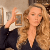Happy New Year Hair Flip GIF by Blake Lively Fan