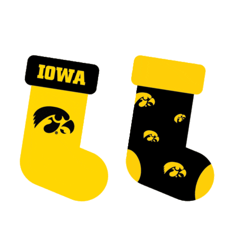 christmas hawkeyechristmas Sticker by University of Iowa