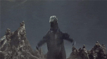 SpookyFlicks giphyupload godzilla dance invasion planet x GIF