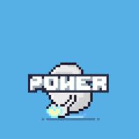 Power Pixel Art GIF by Potatozzz by 9GAG