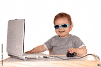 Kid Computer GIF by namslam