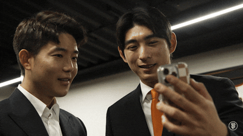 Giants Baseball Laughing GIF by San Francisco Giants