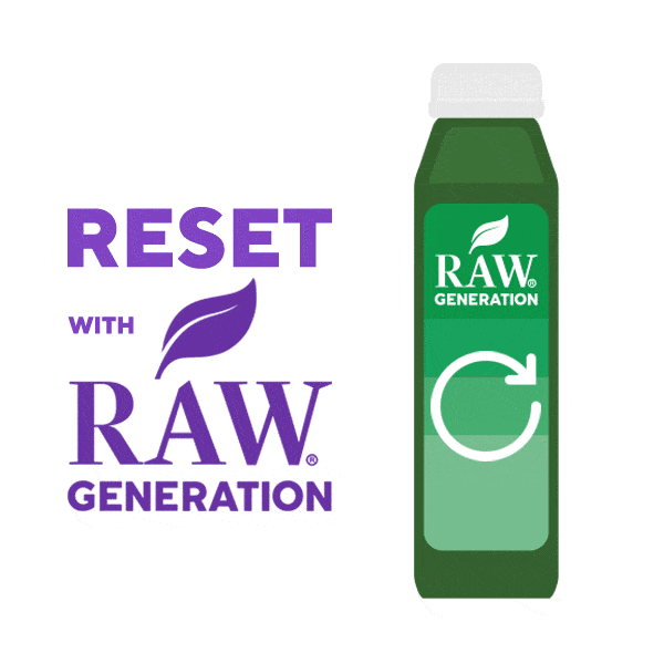 raw_generation_juices wellness detox reset cleansing Sticker