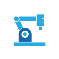 Robot Machine Sticker by Digital Dubai