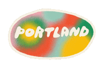 West Coast Portland Sticker by Lindsay Arakawa