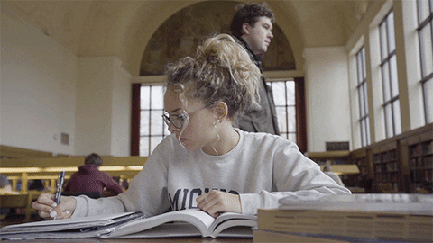 UofMichigan giphyupload library studying umsocial GIF