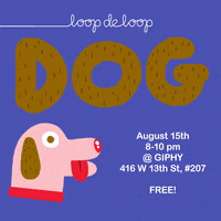 dog loopdeloopnyc GIF by Jason Clarke