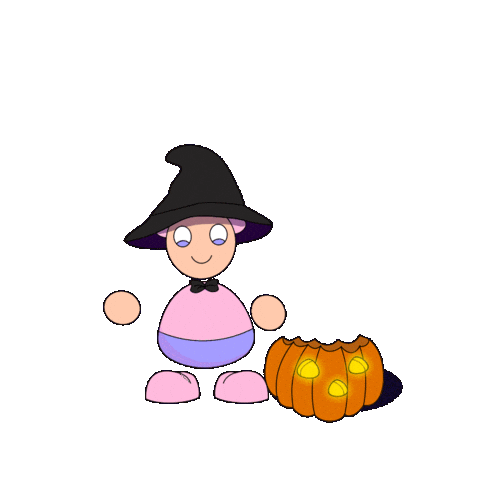 Trick Or Treat Halloween Sticker by Fatman