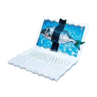 Internet Fish Sticker by Toiletpapermagazine