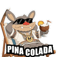 Happy Pina Colada Sticker