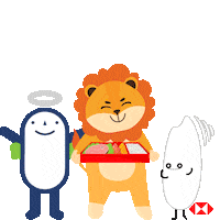 HSBC_HK moon community lion bank Sticker