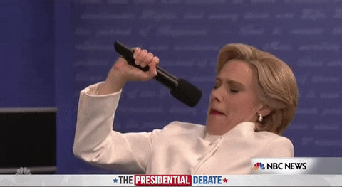 Excited Hillary Clinton GIF by Saturday Night Live