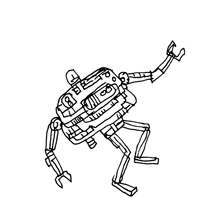 Evbot Sticker