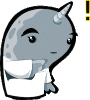 Tns Narwhal Sticker by The New School