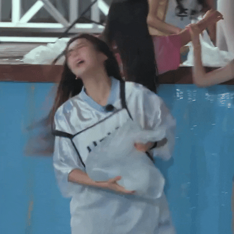 K Pop Running GIF