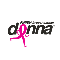 thedonnafoundation donna breast cancer everywhere together breast cancer marathon Sticker