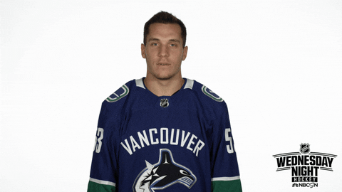 bo horvat wow GIF by NHL on NBC Sports