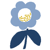 ooic_illustration happy cool summer flower Sticker