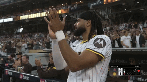 San Diego Padres Applause GIF by MLB