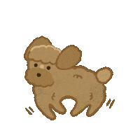 Poodle Wolsey Sticker