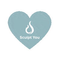 Heart Love Sticker by The Sculpt You