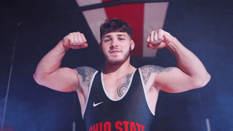 Ohio State Wrestling GIF by Ohio State Athletics