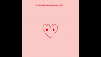 othercanadianpost heart step GIF