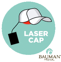 baumanmedical laser hair loss laser hair red light therapy Sticker