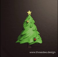 Happy Christmas Tree GIF