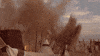 the adventures of baron munchausen explosion GIF