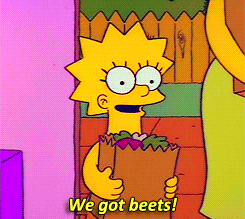 the simpsons beets GIF