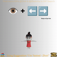 Watch Out Eyes GIF by Zhotcita
