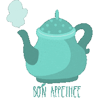 Relaxed Tea Time Sticker by Bon Appethee