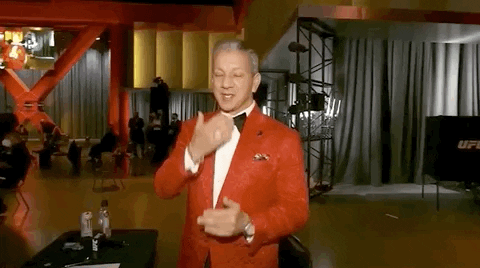 Bruce Buffer Thank You GIF by UFC