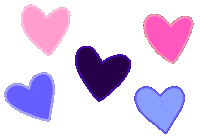 Love Is Love Hearts Sticker by Rainbow Brains