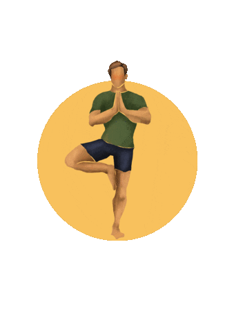 TheArtista yoga namaste yogi yogapose Sticker