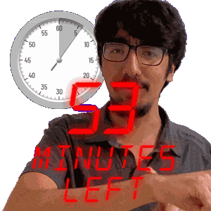 53 Min Sticker